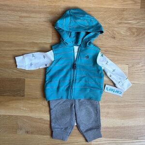 CARTERS | 3 PIECE VEST SET